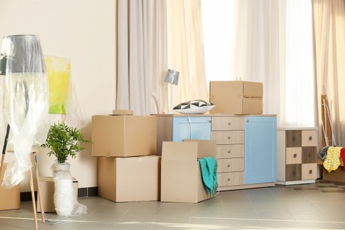 Team providing careful removals service in Knightsbridge setting