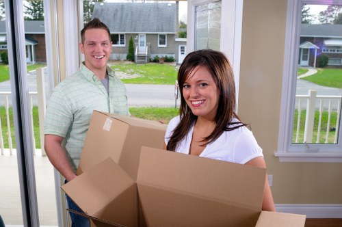 Furniture pick-up service removing bulky items in Knightsbridge home