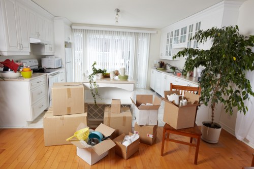 Careful packing and protection for a Knightsbridge moving truck job