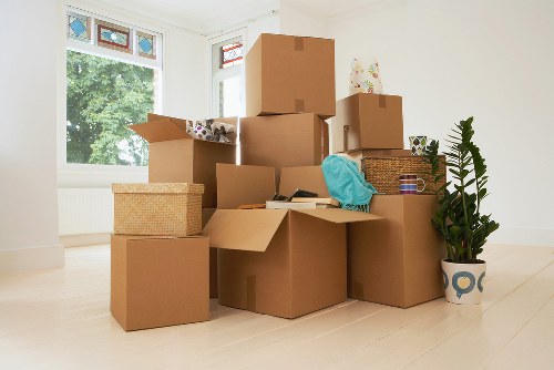 Careful handling of fragile items during a Knightsbridge van move