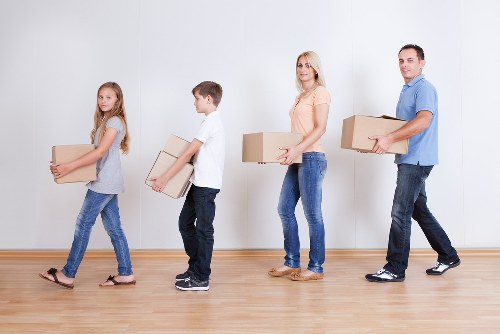 Business relocation logistics in a Knightsbridge office district