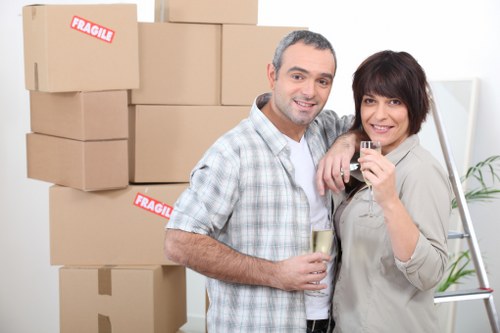 Secure storage and moving support for a Knightsbridge relocation